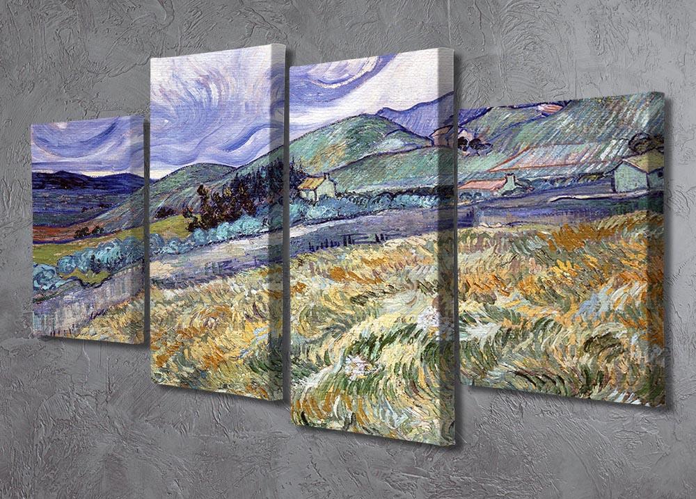 Landscape from Saint-Remy 4 Split Panel Canvas - Canvas Art Rocks - 2