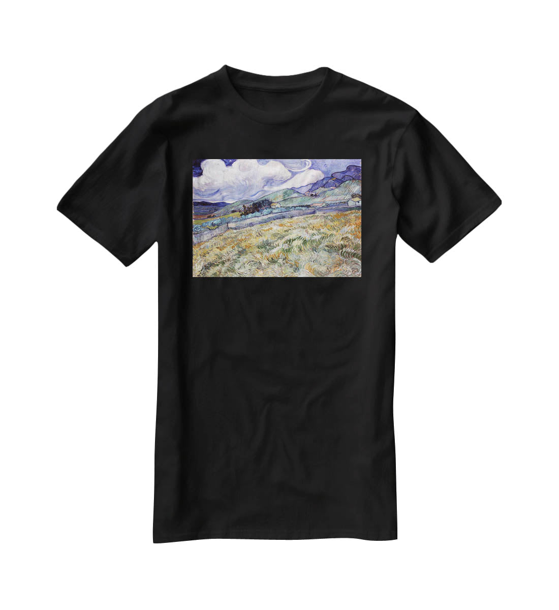 Landscape from Saint-Remy T-Shirt - Canvas Art Rocks - 1