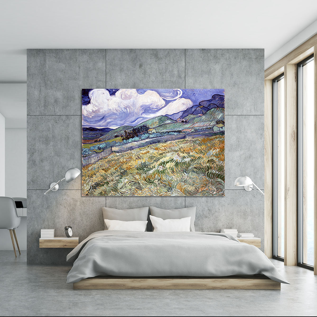 Landscape from Saint-Remy Canvas Print or Poster - Canvas Art Rocks - 5