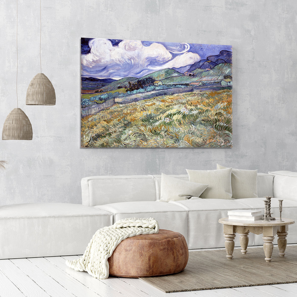 Landscape from Saint-Remy Canvas Print or Poster - Canvas Art Rocks - 6