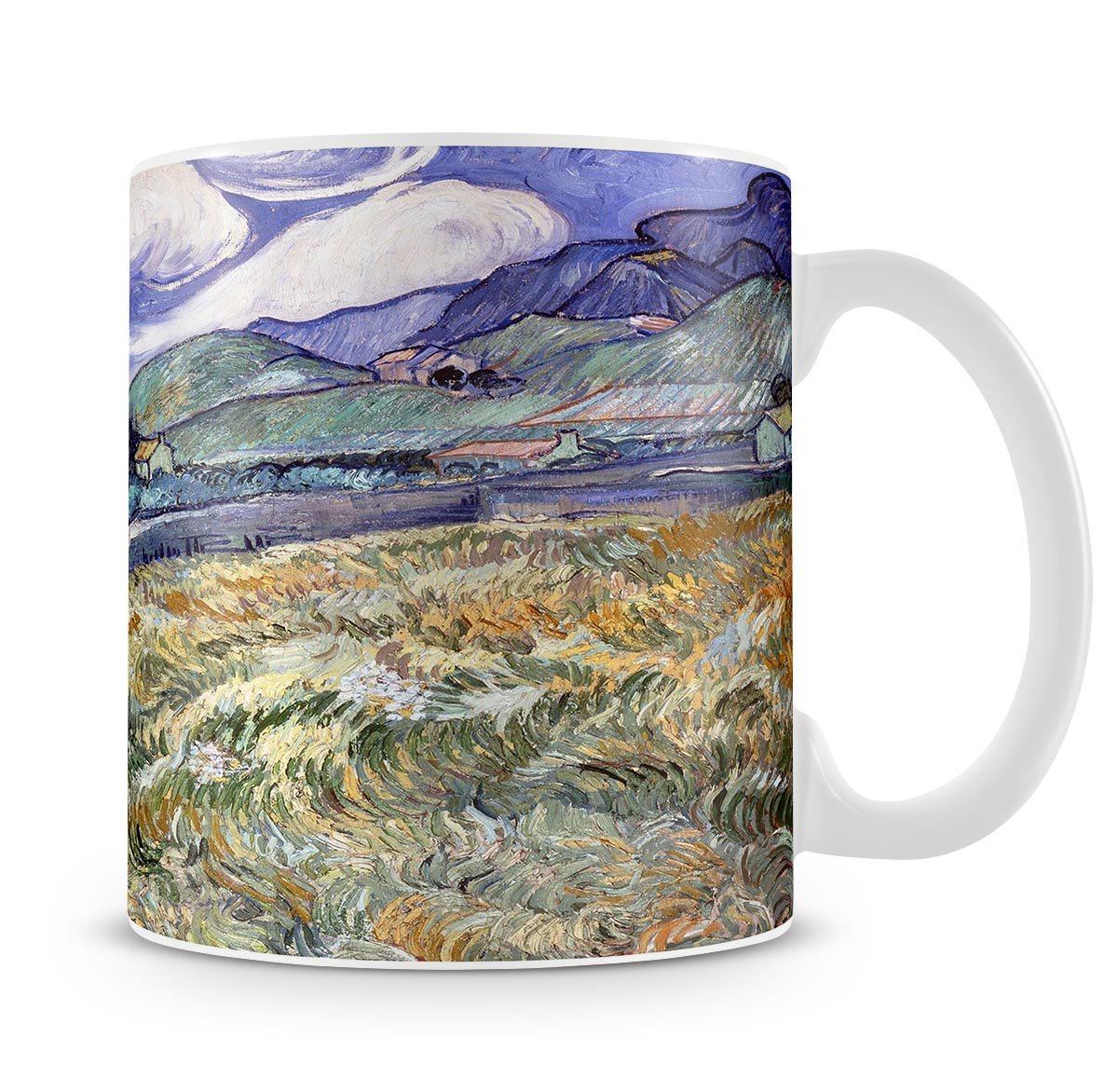 Landscape from Saint-Remy Mug - Canvas Art Rocks - 4