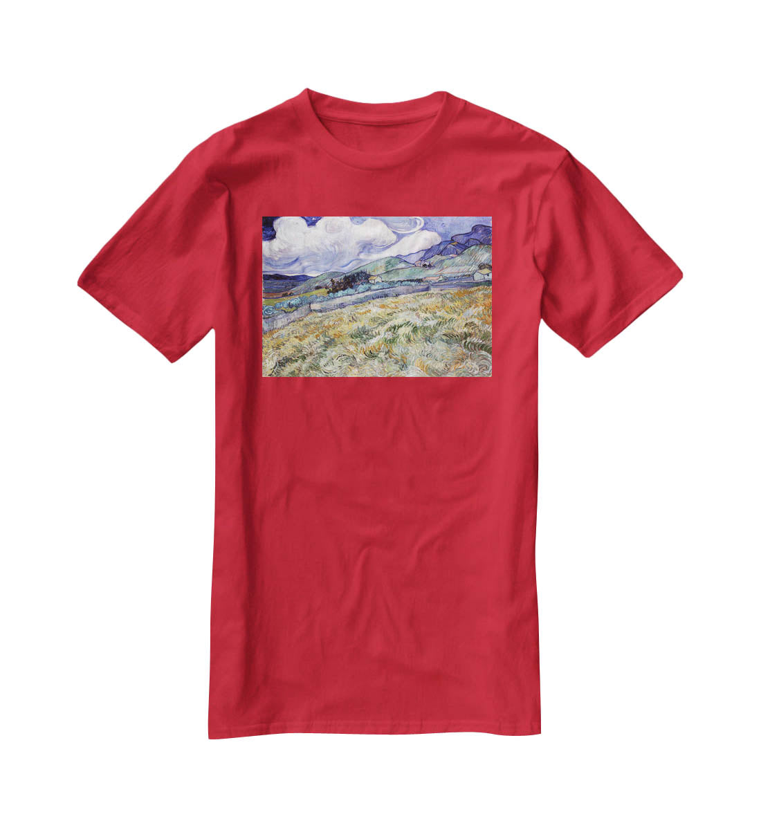 Landscape from Saint-Remy T-Shirt - Canvas Art Rocks - 4