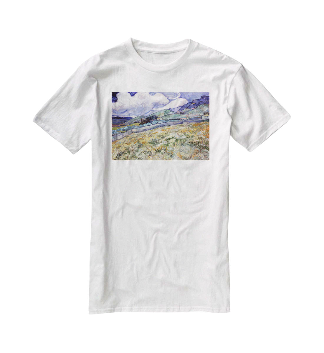 Landscape from Saint-Remy T-Shirt - Canvas Art Rocks - 5