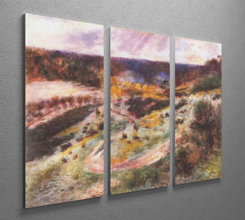Landscape in Wargemont by Renoir 3 Split Panel Canvas Print - Canvas Art Rocks - 2