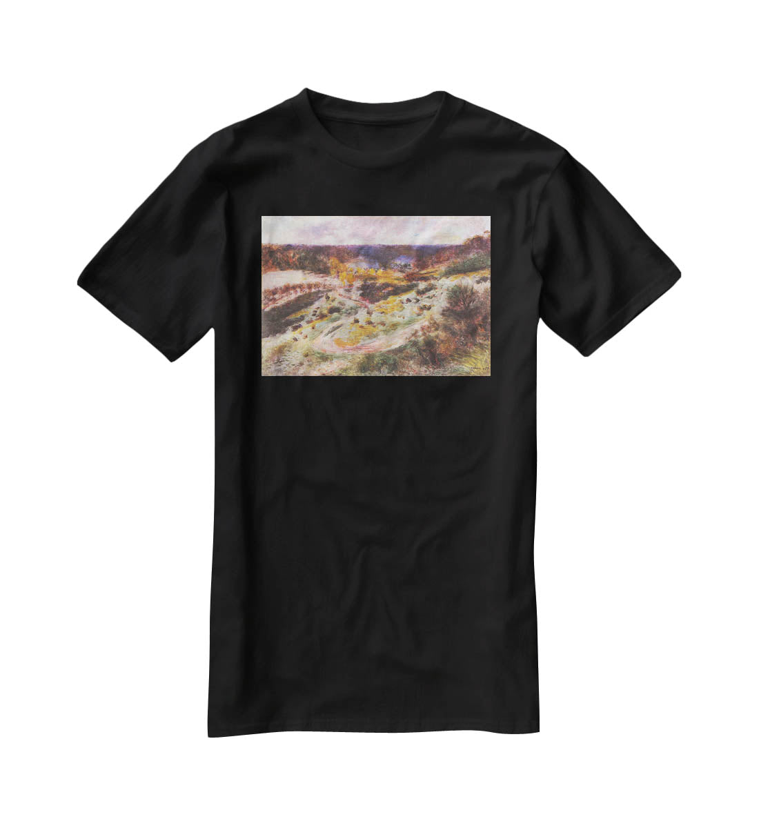 Landscape in Wargemont by Renoir T-Shirt - Canvas Art Rocks - 1
