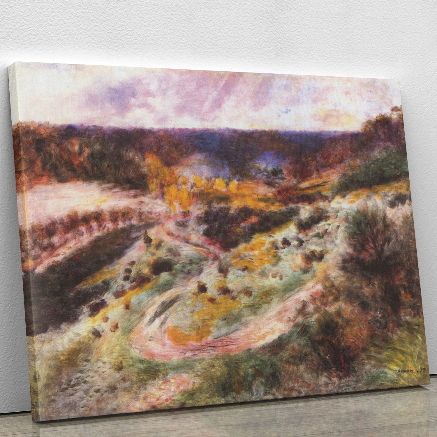 Landscape in Wargemont by Renoir Canvas Print or Poster - Canvas Art Rocks - 1
