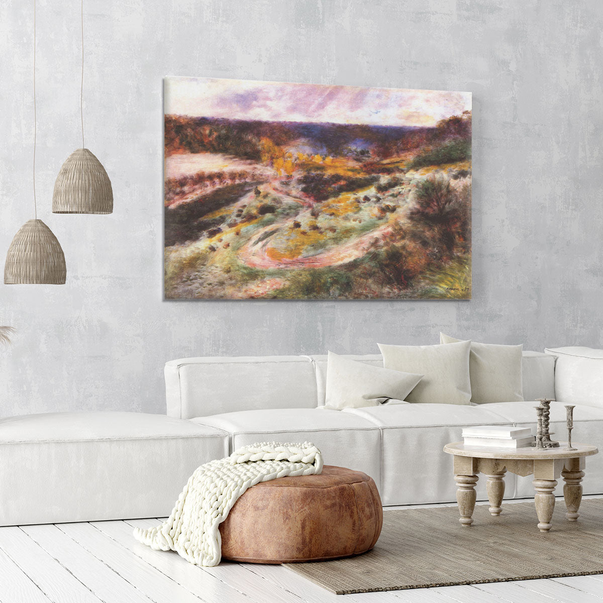 Landscape in Wargemont by Renoir Canvas Print or Poster - Canvas Art Rocks - 6