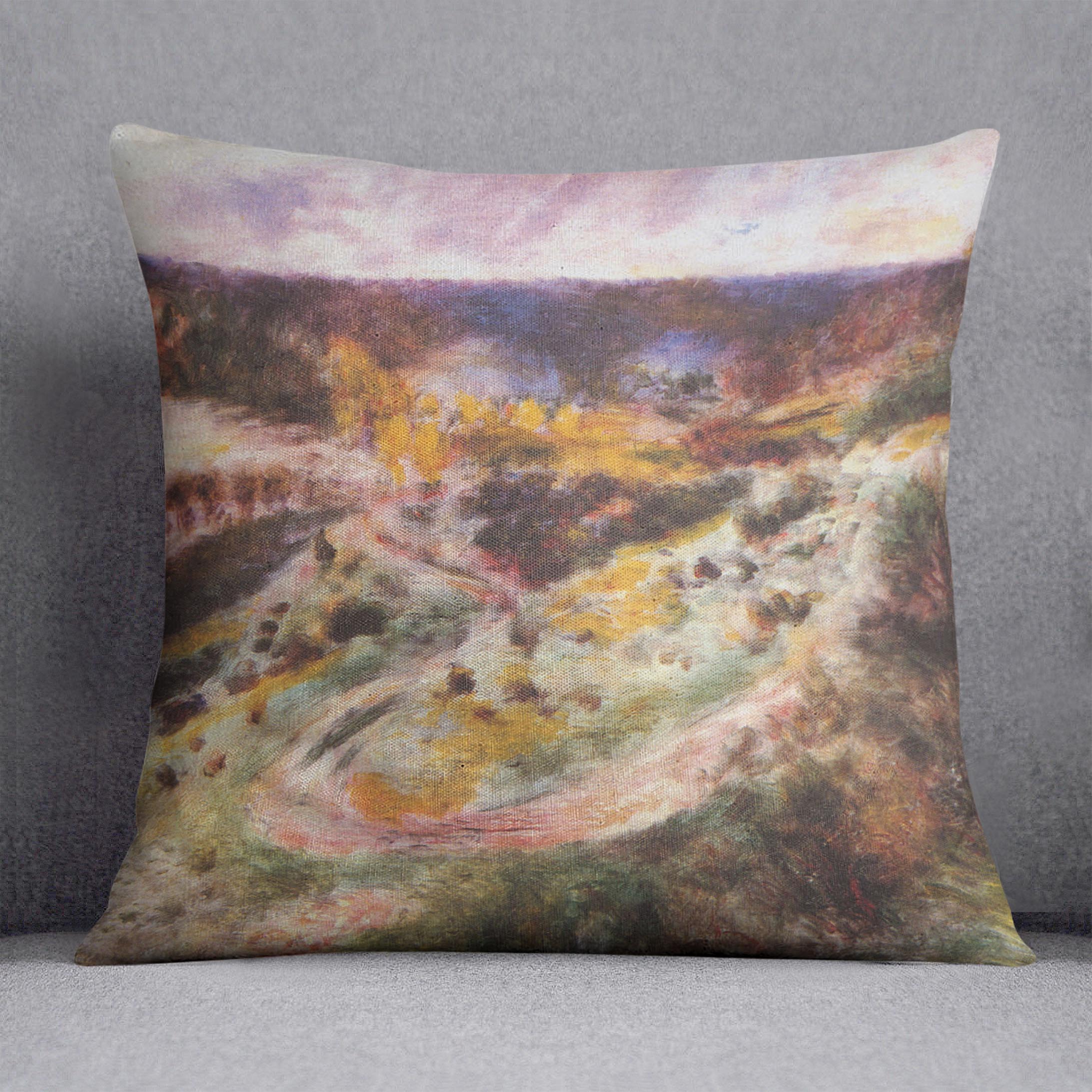 Landscape in Wargemont by Renoir Cushion