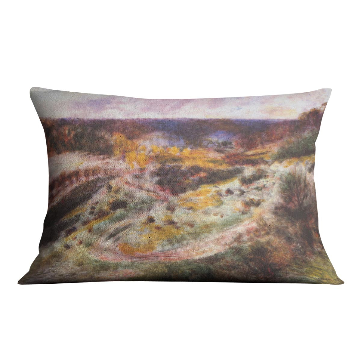 Landscape in Wargemont by Renoir Cushion