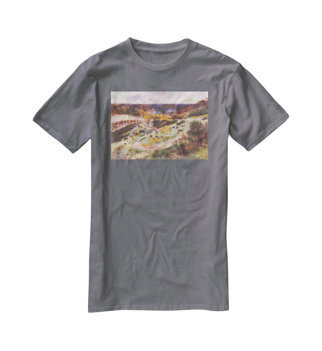 Landscape in Wargemont by Renoir T-Shirt - Canvas Art Rocks - 3