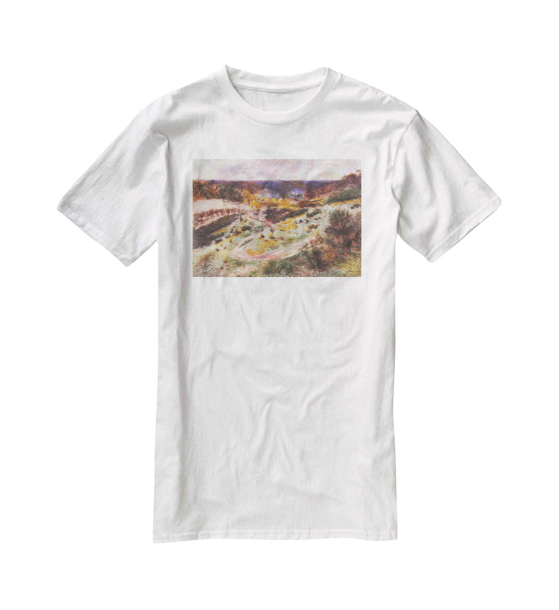 Landscape in Wargemont by Renoir T-Shirt - Canvas Art Rocks - 5