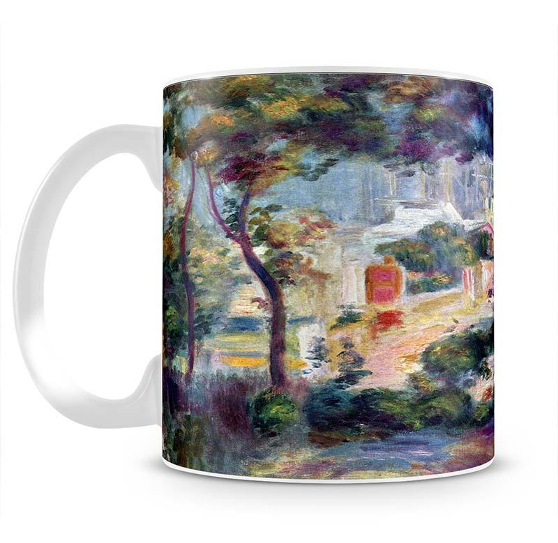 Landscape with a view of the Sacred Heart by Renoir Mug - Canvas Art Rocks - 2