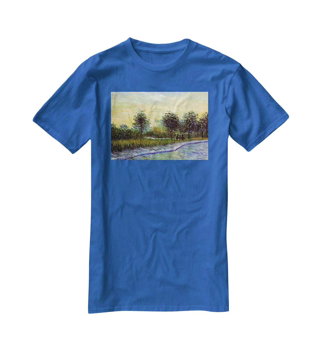 Lane in Voyer d Argenson Park at Asnieres by Van Gogh T-Shirt - Canvas Art Rocks - 2