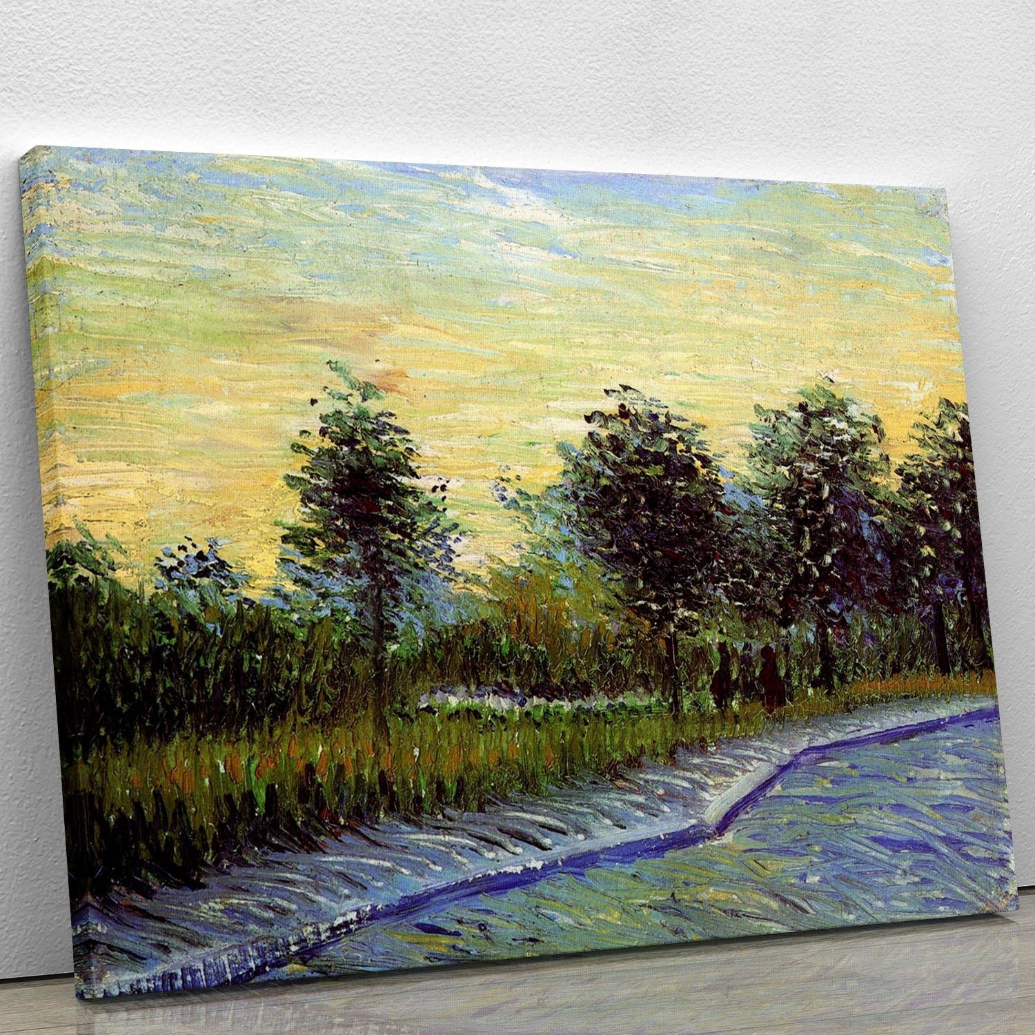 Lane in Voyer d Argenson Park at Asnieres by Van Gogh Canvas Print or Poster - Canvas Art Rocks - 1