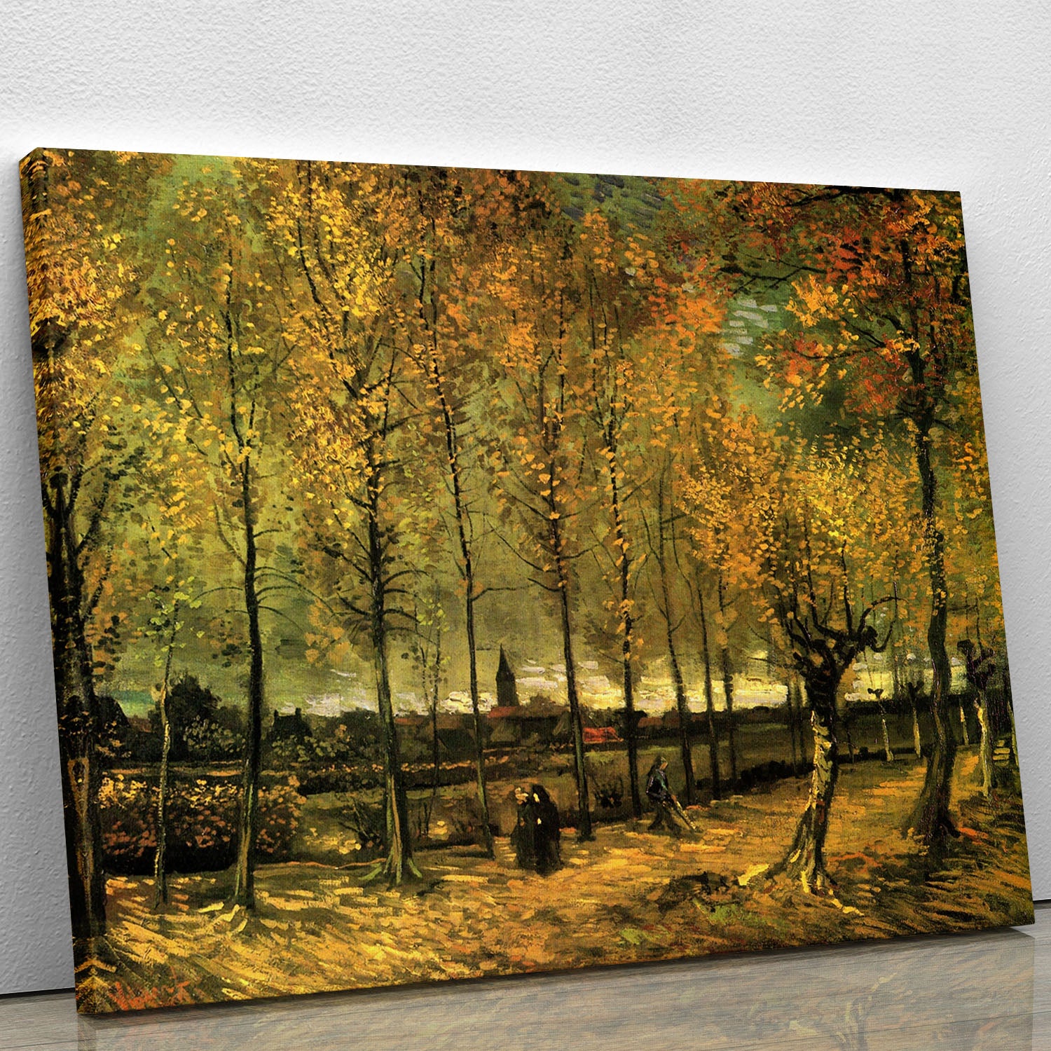 Lane with Poplars by Van Gogh Canvas Print or Poster - Canvas Art Rocks - 1