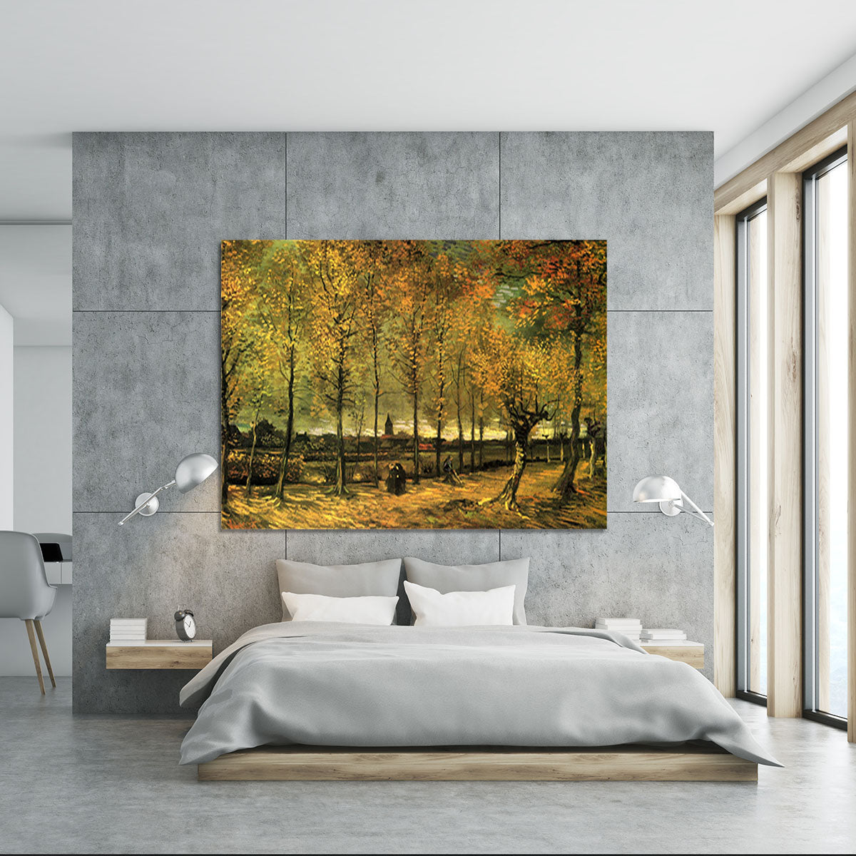 Lane with Poplars by Van Gogh Canvas Print or Poster - Canvas Art Rocks - 5