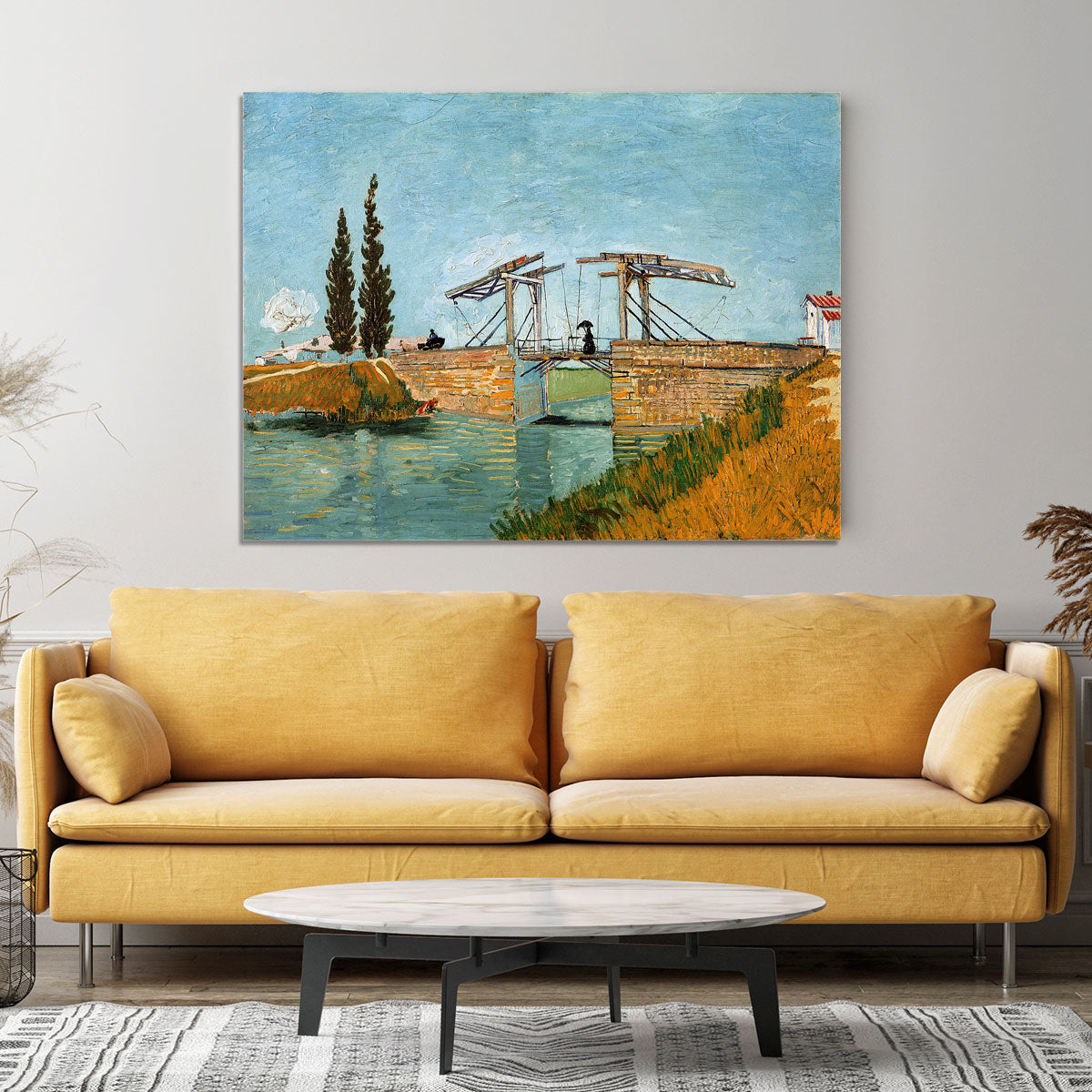 Langlois Bridge by Van Gogh Canvas Print or Poster - Canvas Art Rocks - 4