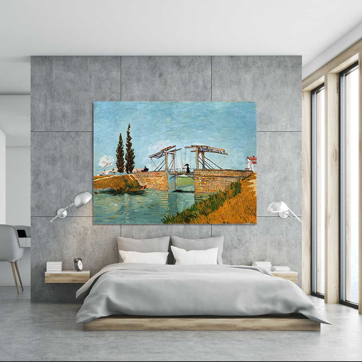 Langlois Bridge by Van Gogh Canvas Print or Poster - Canvas Art Rocks - 5