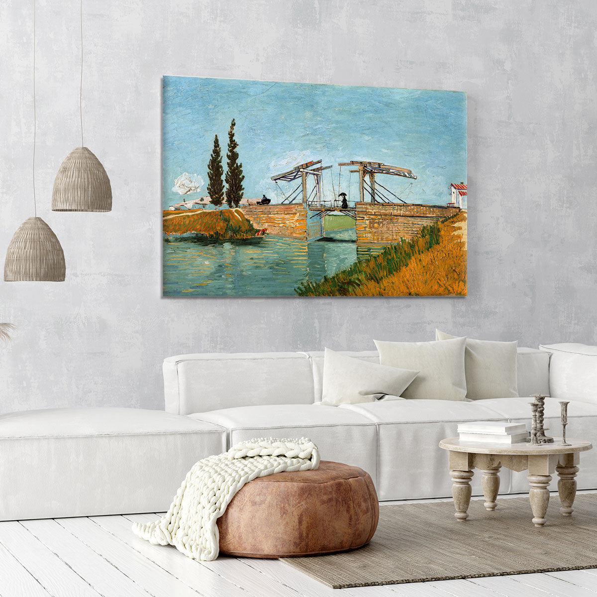 Langlois Bridge by Van Gogh Canvas Print or Poster - Canvas Art Rocks - 6