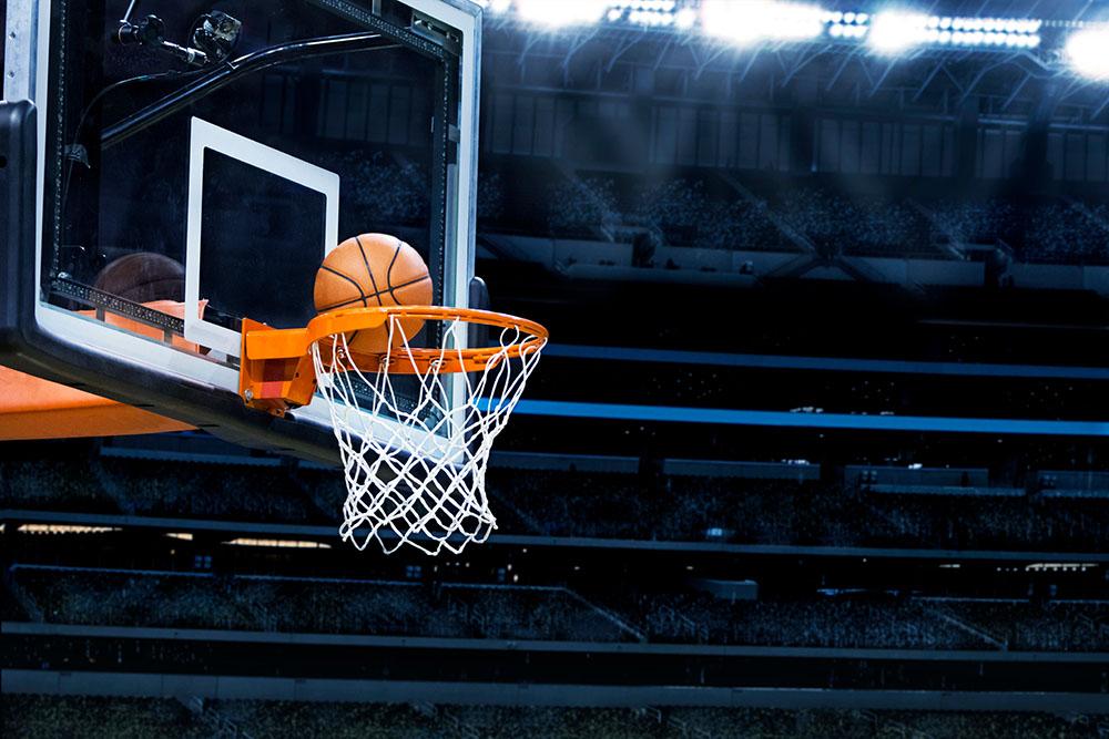 Large basketball arena Wall Mural Wallpaper - Canvas Art Rocks - 1