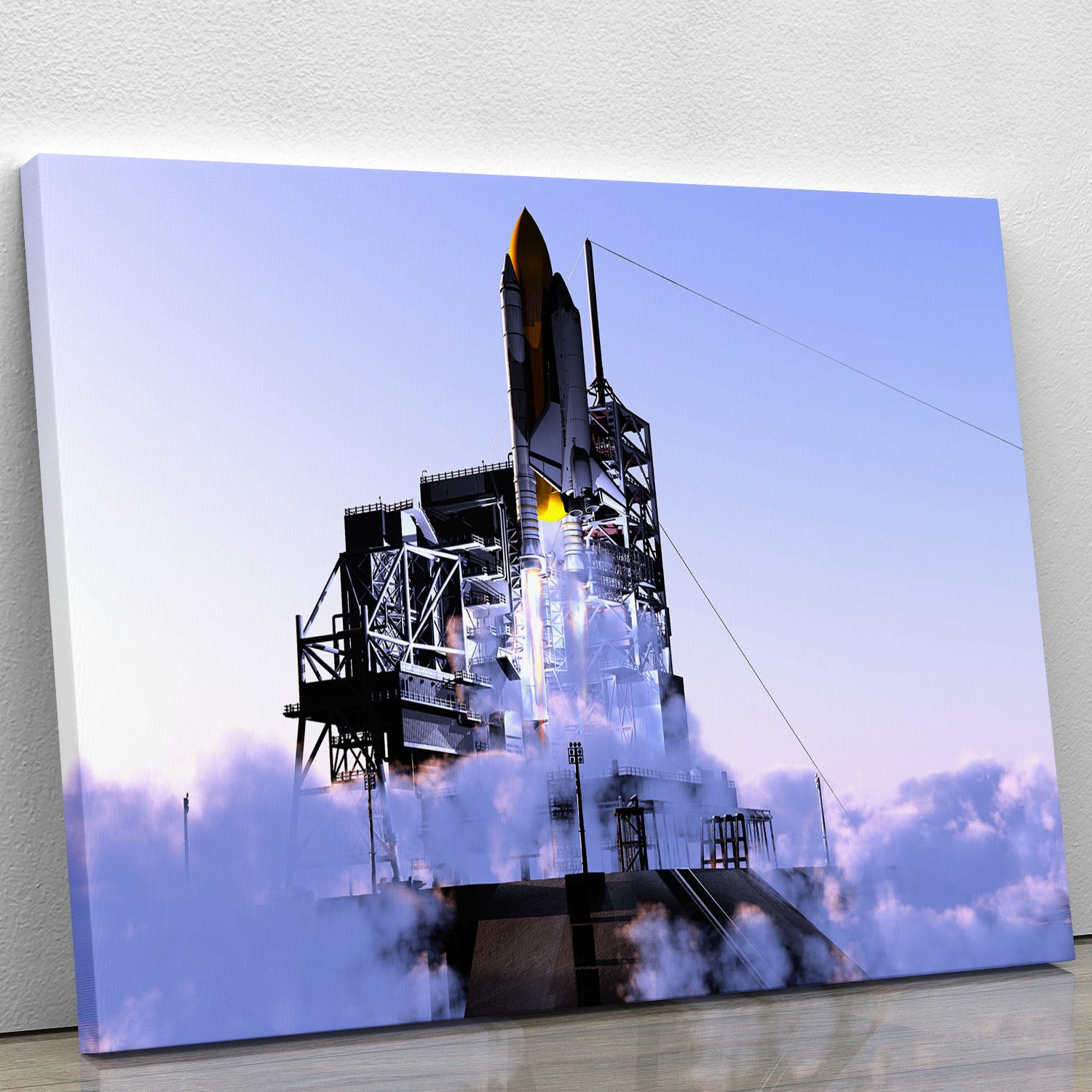 Launch a spacecraft into space Canvas Print or Poster - Canvas Art Rocks - 1