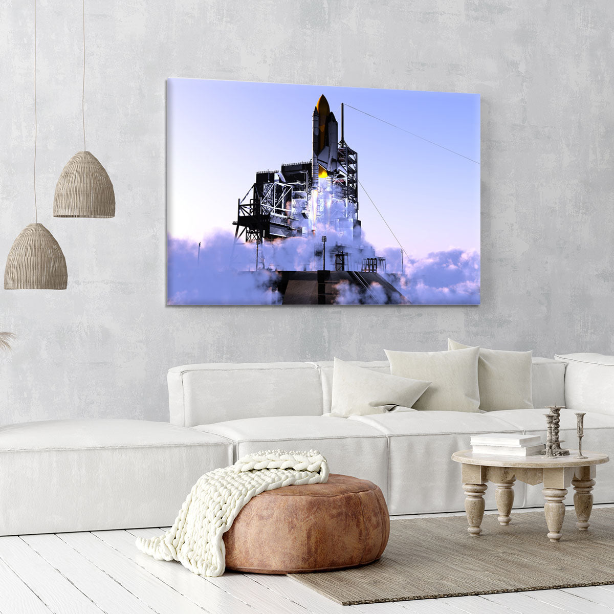 Launch a spacecraft into space Canvas Print or Poster - Canvas Art Rocks - 6