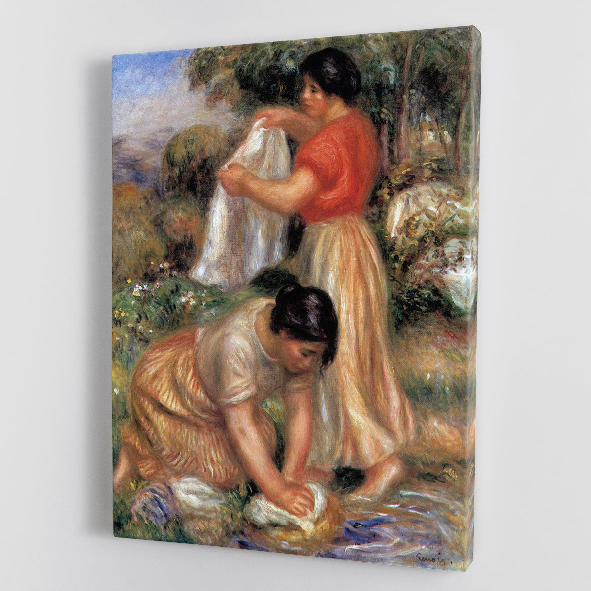 Laundresses 2 by Renoir Canvas Print or Poster - Canvas Art Rocks - 1