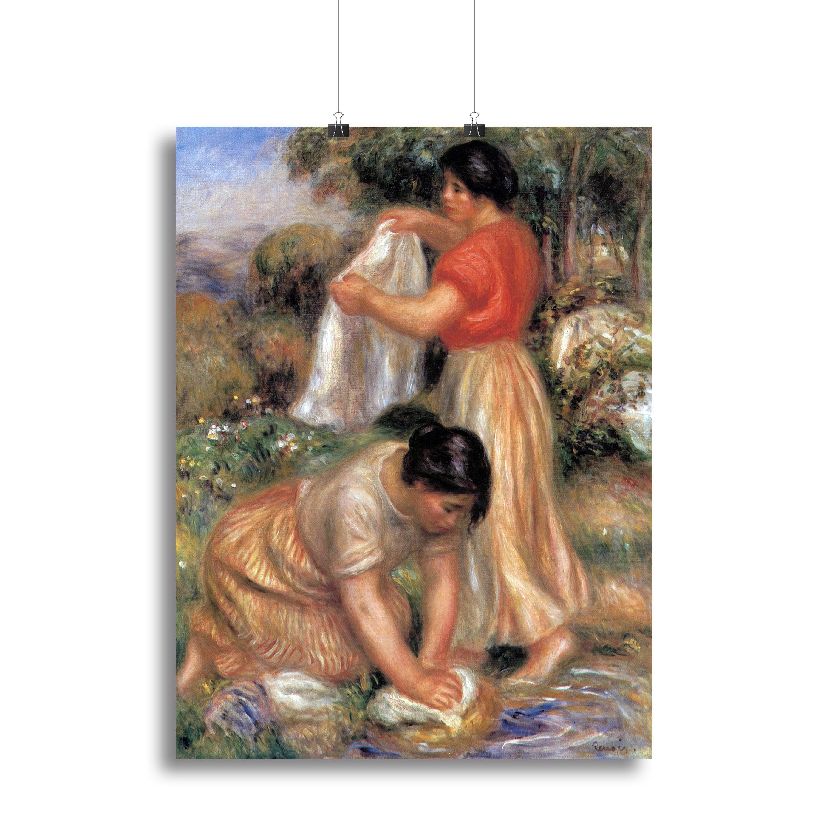 Laundresses 2 by Renoir Canvas Print or Poster - Canvas Art Rocks - 2