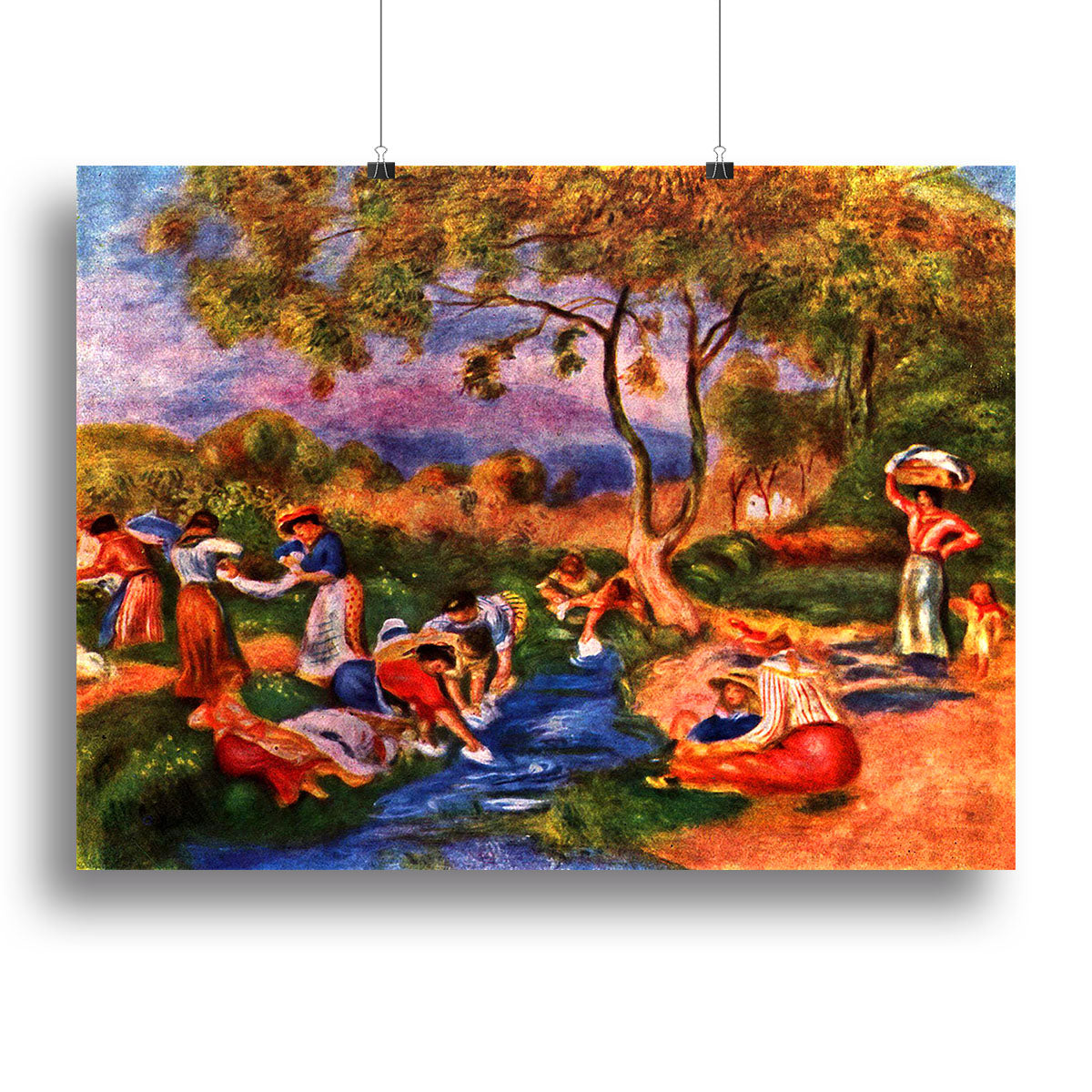 Laundresses by Renoir Canvas Print or Poster - Canvas Art Rocks - 2