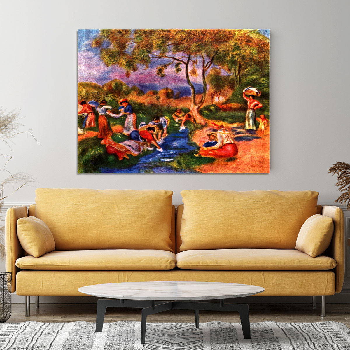 Laundresses by Renoir Canvas Print or Poster - Canvas Art Rocks - 4