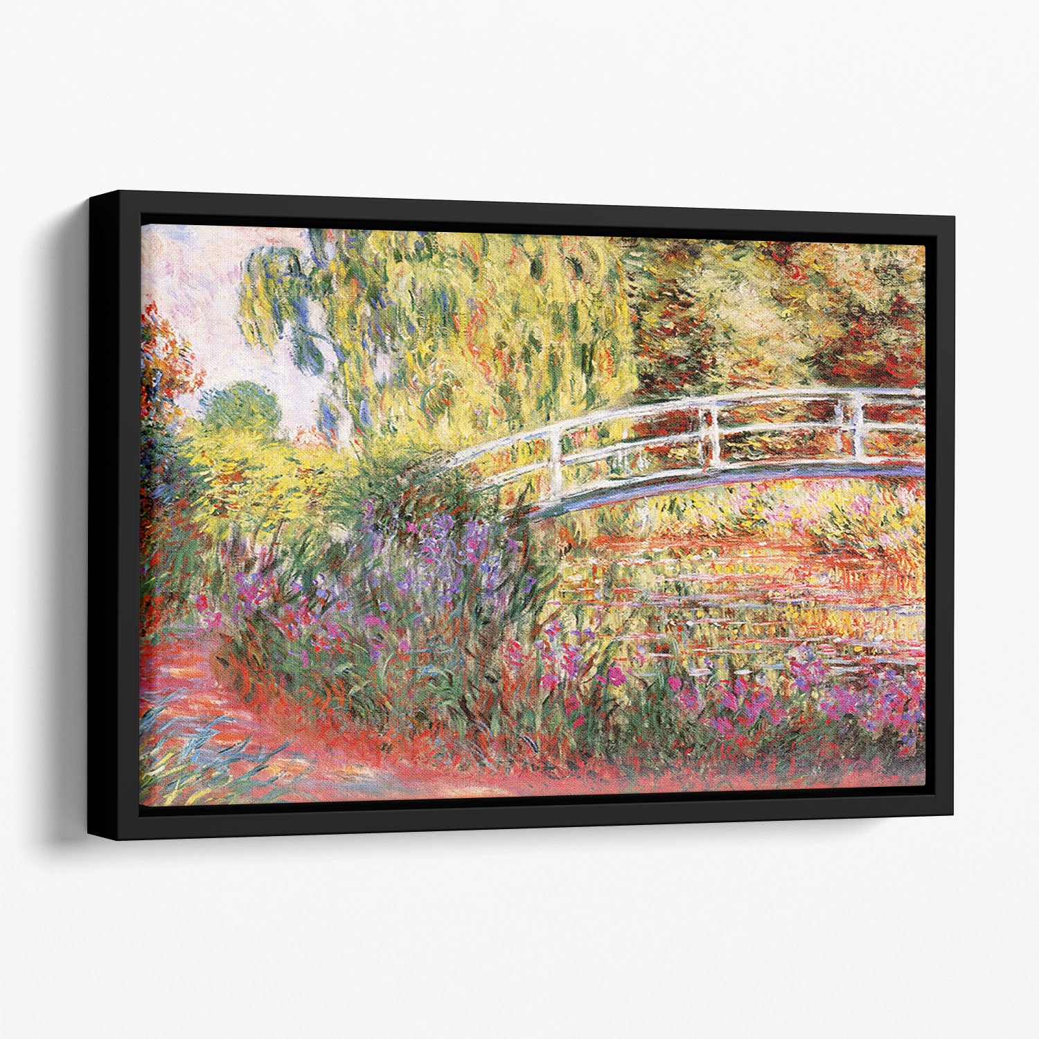 Le Bassin aux Nympheas by Monet Floating Framed Canvas
