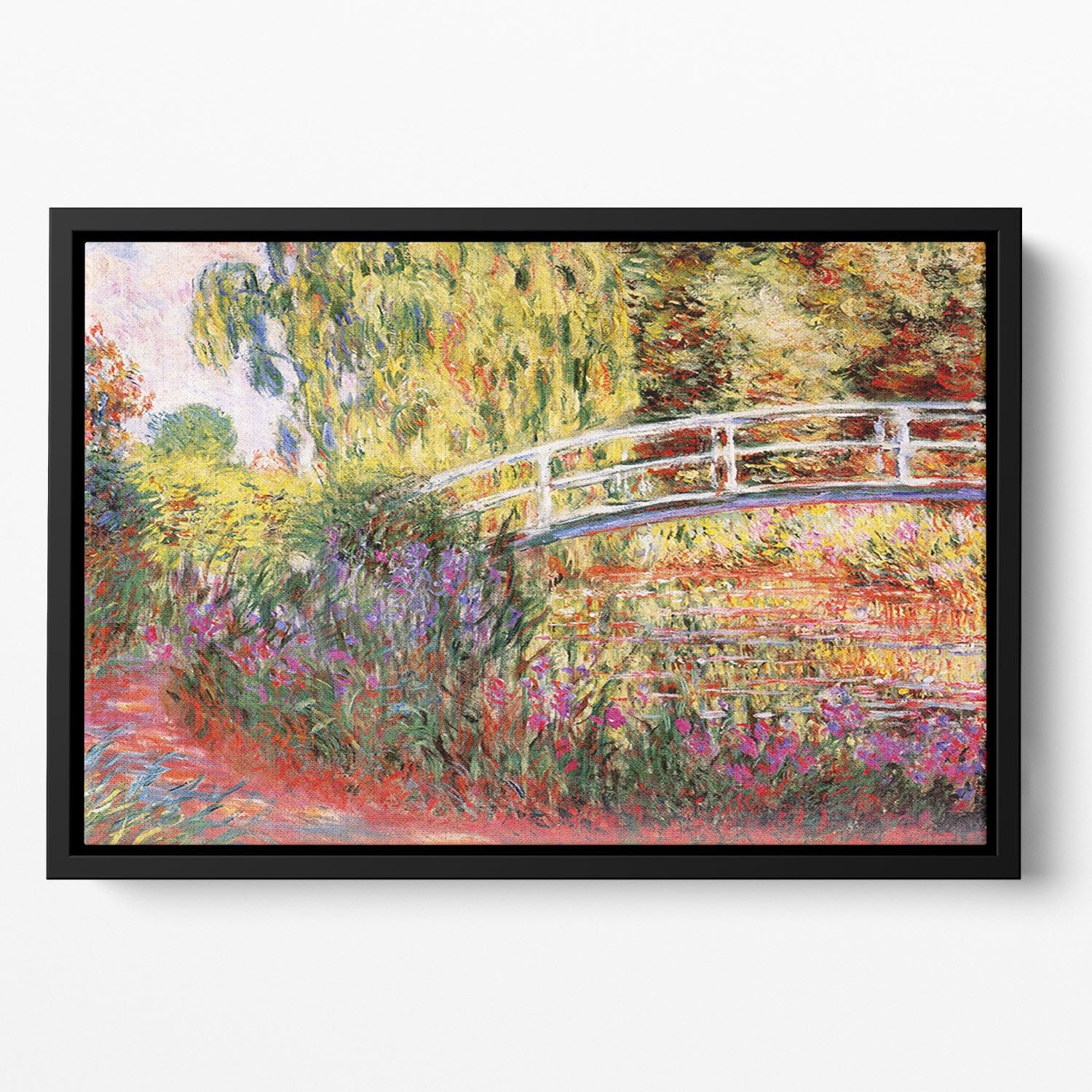Le Bassin aux Nympheas by Monet Floating Framed Canvas