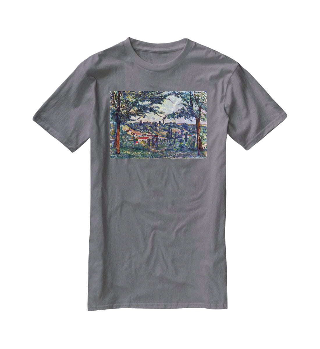 Le Chateau Noir by Cezanne T-Shirt - Canvas Art Rocks - 3