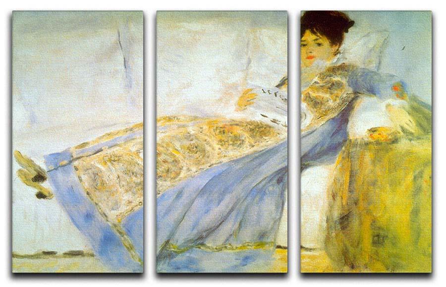Le Figaro by Renoir 3 Split Panel Canvas Print - Canvas Art Rocks - 1
