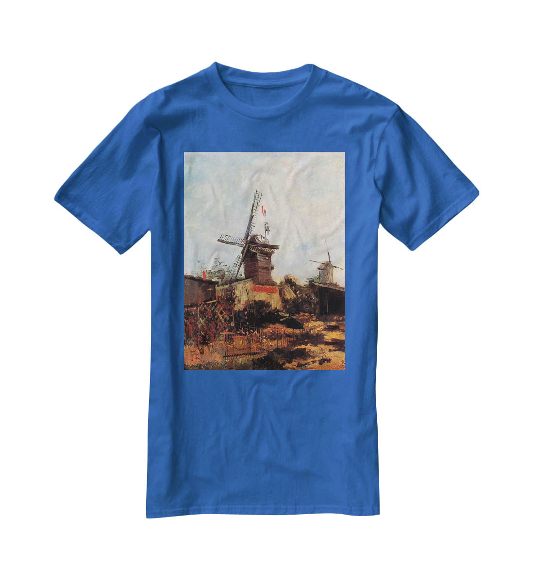 Le Moulin de Blute-Fin by Van Gogh T-Shirt - Canvas Art Rocks - 2