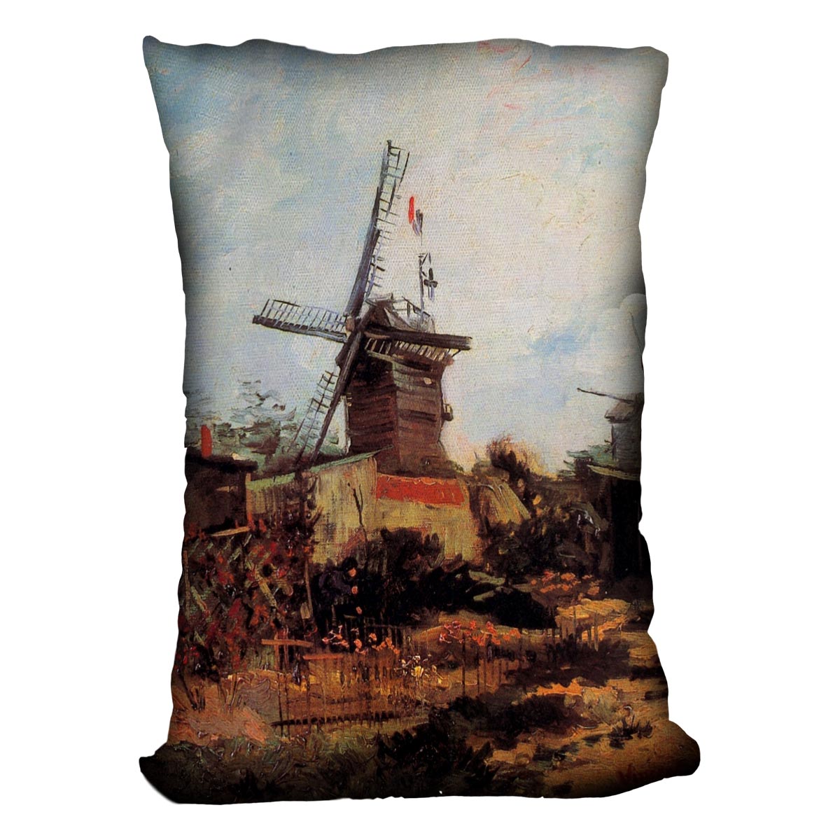 Le Moulin de Blute-Fin by Van Gogh Cushion
