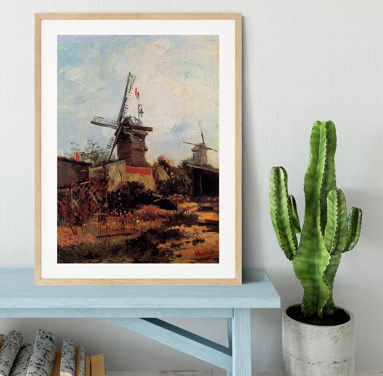 Le Moulin de Blute-Fin by Van Gogh Framed Print - Canvas Art Rocks - 3