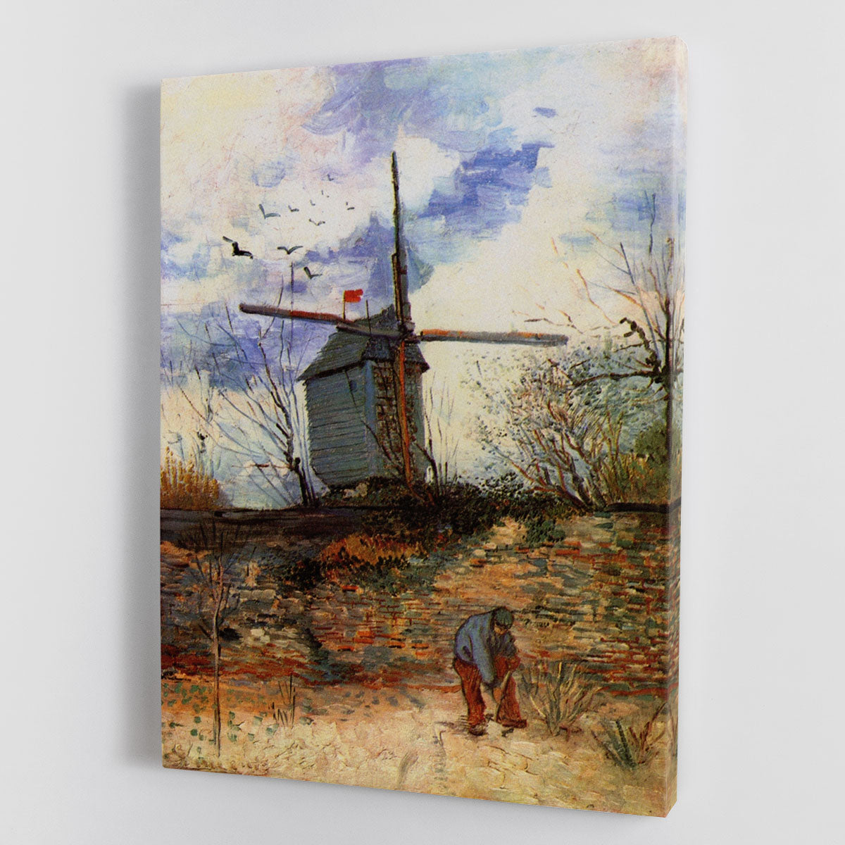 Le Moulin de la Galette 2 by Van Gogh Canvas Print or Poster - Canvas Art Rocks - 1