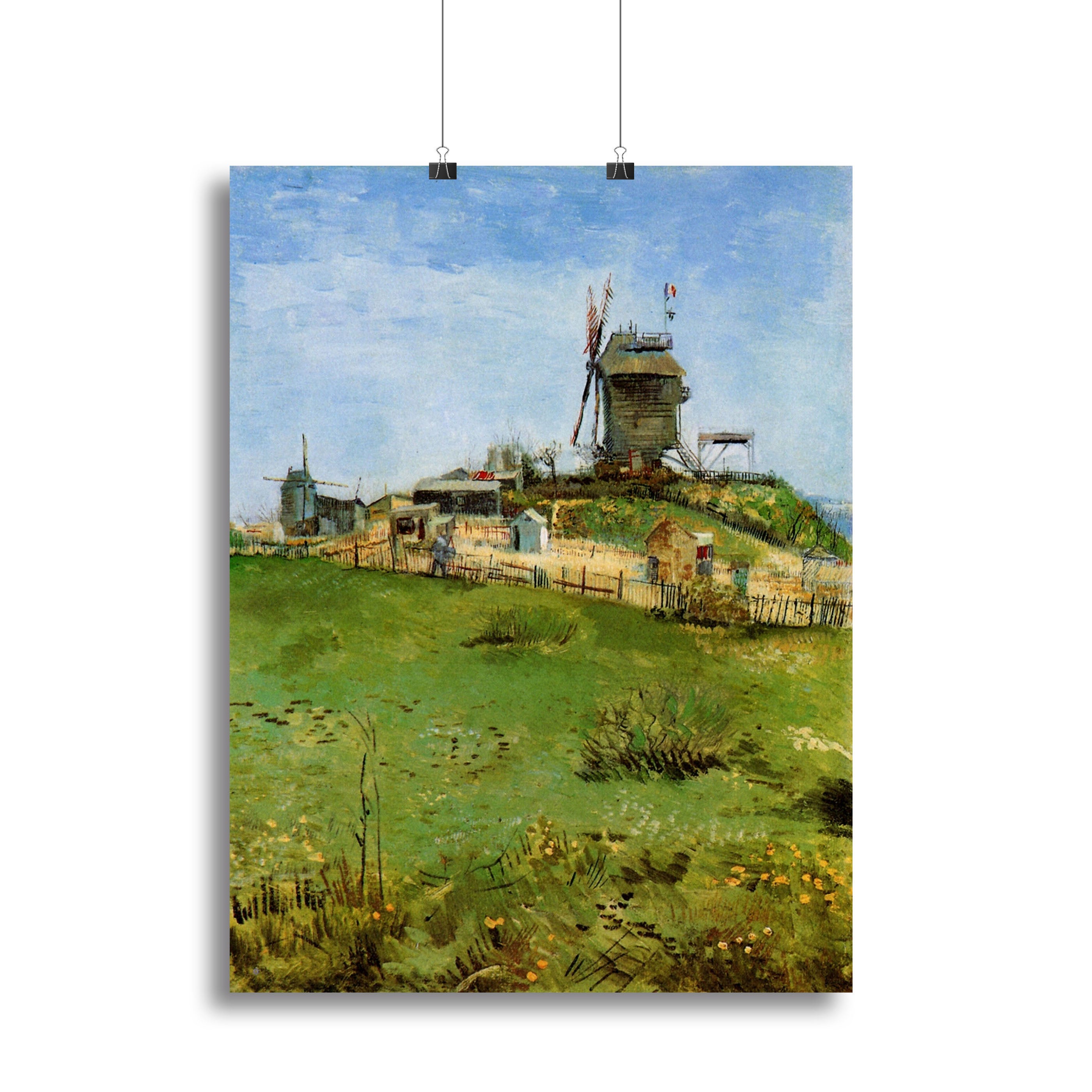 Le Moulin de la Galette 4 by Van Gogh Canvas Print or Poster - Canvas Art Rocks - 2