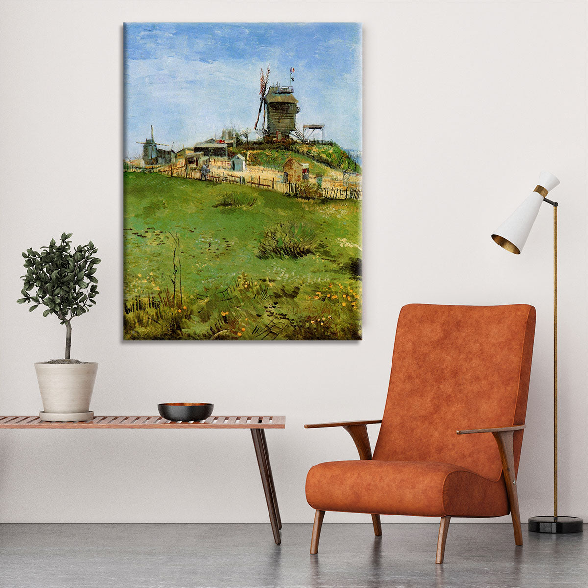 Le Moulin de la Galette 4 by Van Gogh Canvas Print or Poster - Canvas Art Rocks - 6