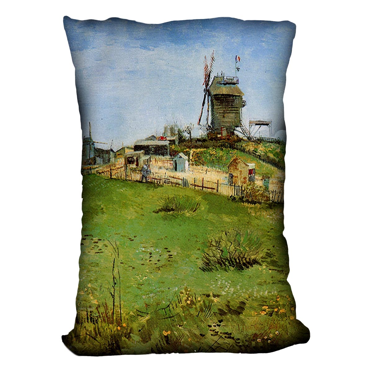 Le Moulin de la Galette 4 by Van Gogh Cushion