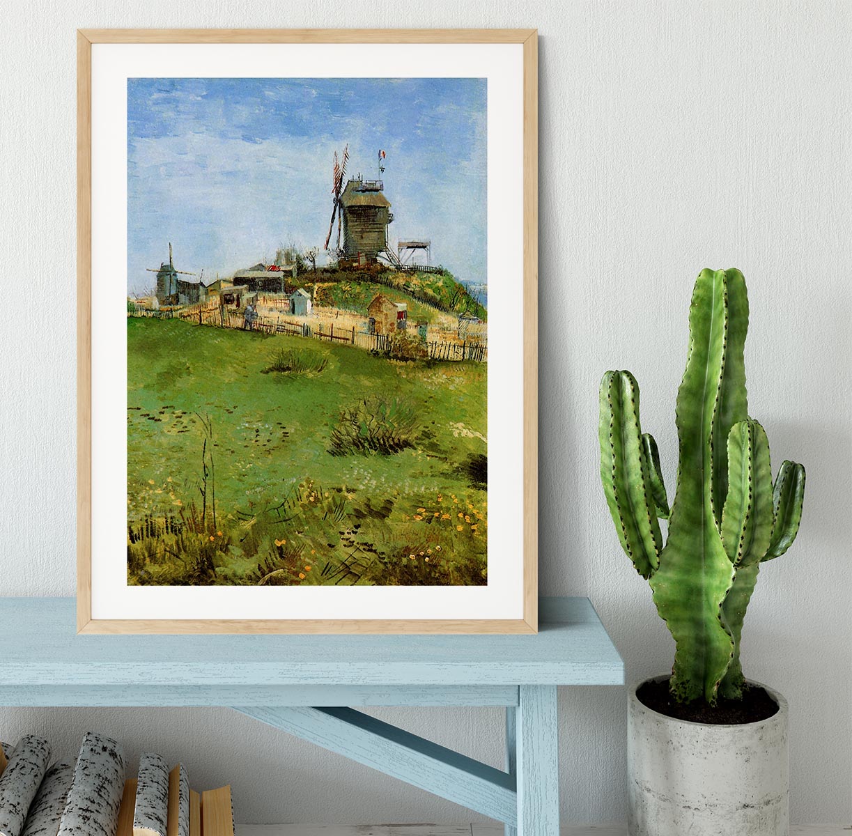 Le Moulin de la Galette 4 by Van Gogh Framed Print - Canvas Art Rocks - 3