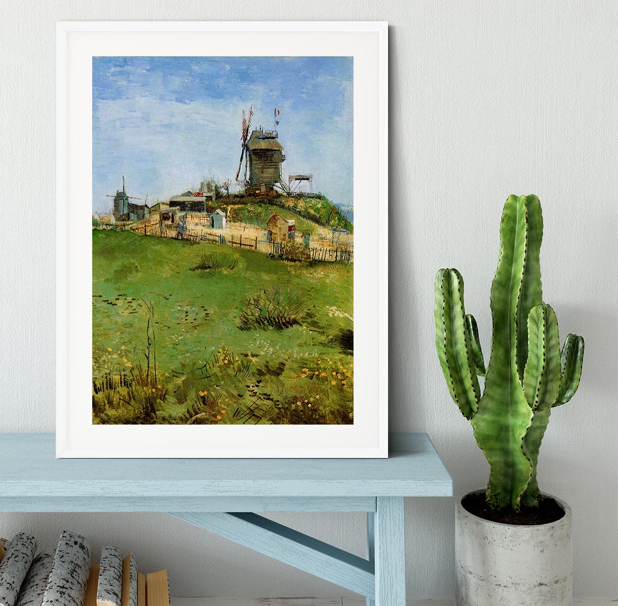 Le Moulin de la Galette 4 by Van Gogh Framed Print - Canvas Art Rocks - 5