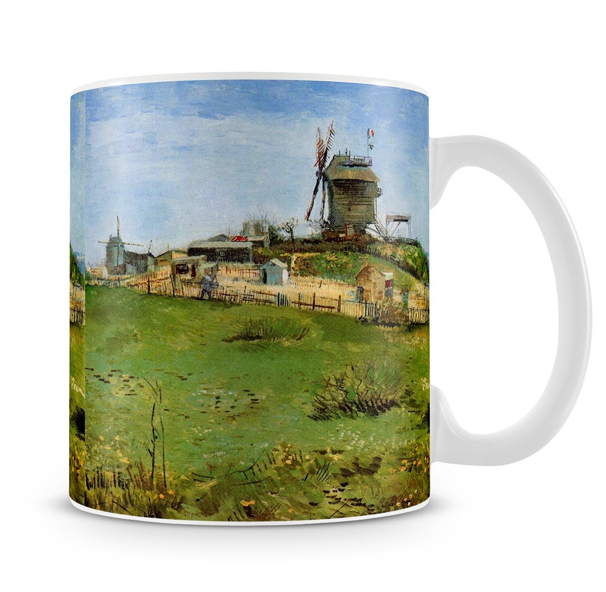 Le Moulin de la Galette 4 by Van Gogh Mug - Canvas Art Rocks - 4