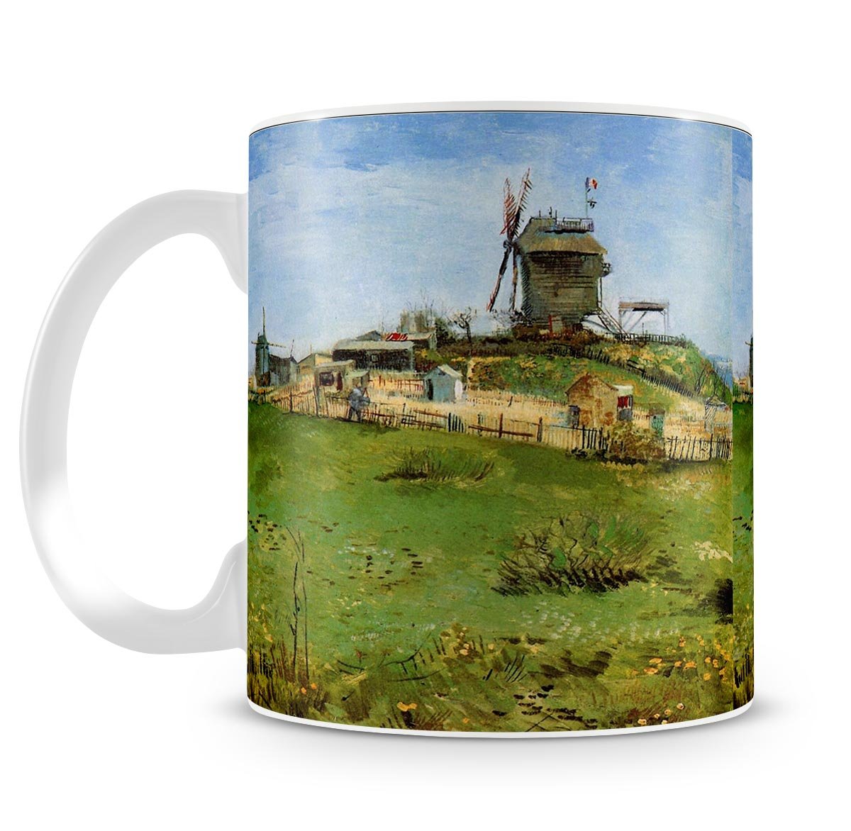 Le Moulin de la Galette 4 by Van Gogh Mug - Canvas Art Rocks - 4