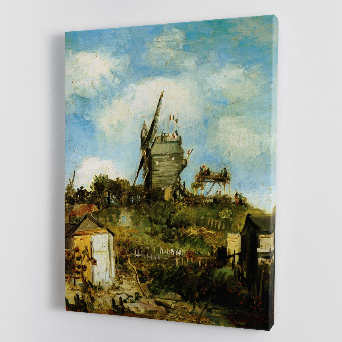 Le Moulin de la Galette by Van Gogh Canvas Print or Poster - Canvas Art Rocks - 1