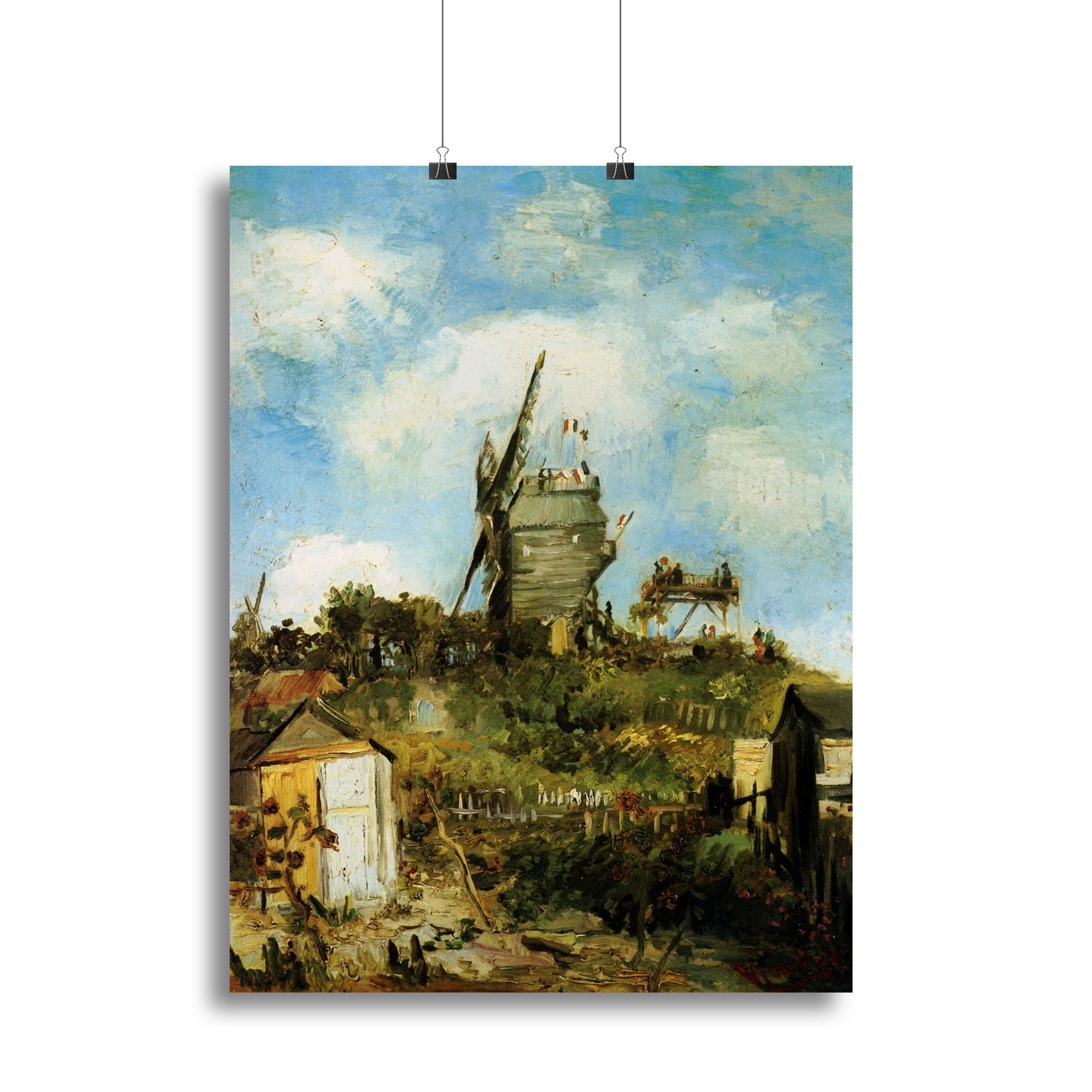 Le Moulin de la Galette by Van Gogh Canvas Print or Poster - Canvas Art Rocks - 2