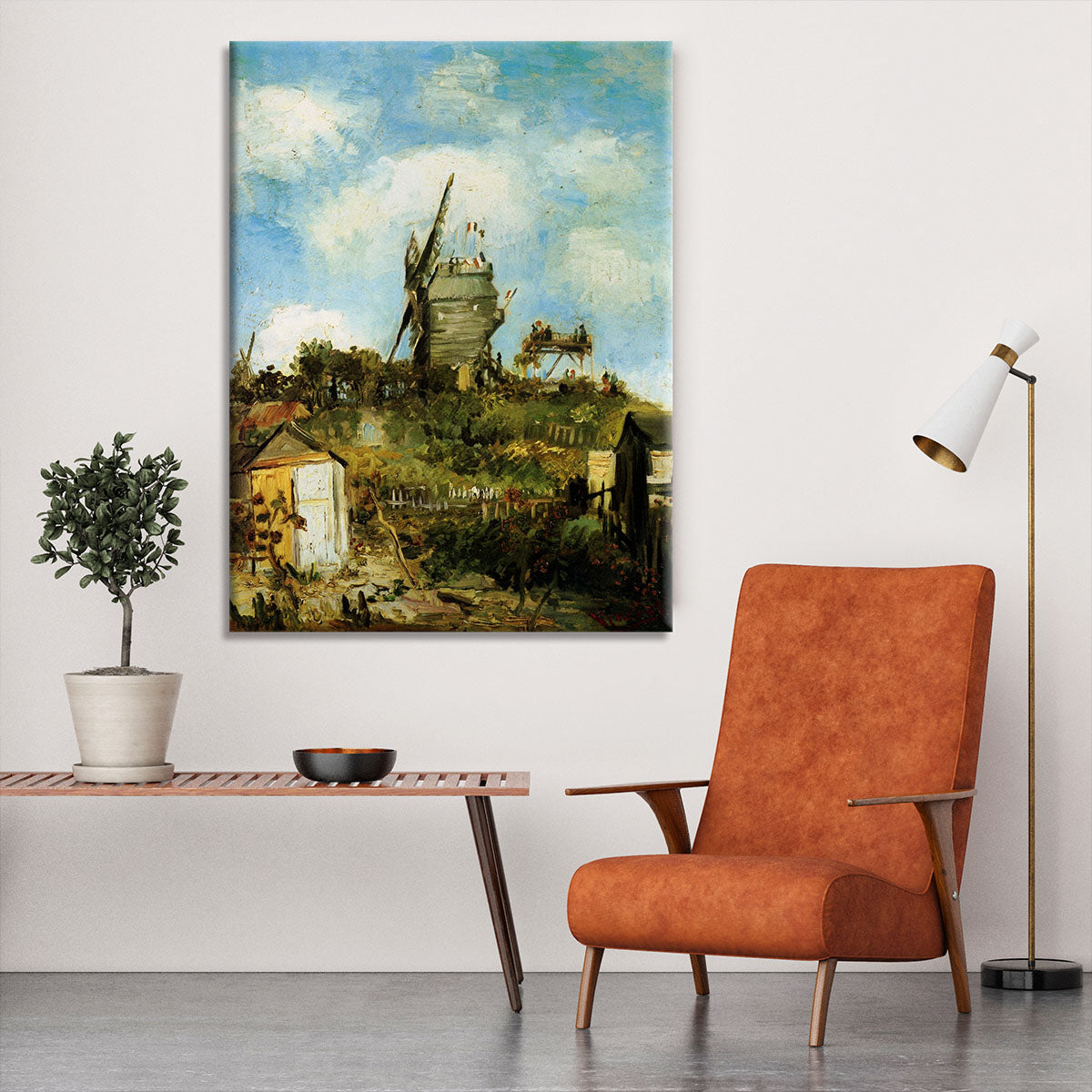 Le Moulin de la Galette by Van Gogh Canvas Print or Poster - Canvas Art Rocks - 6