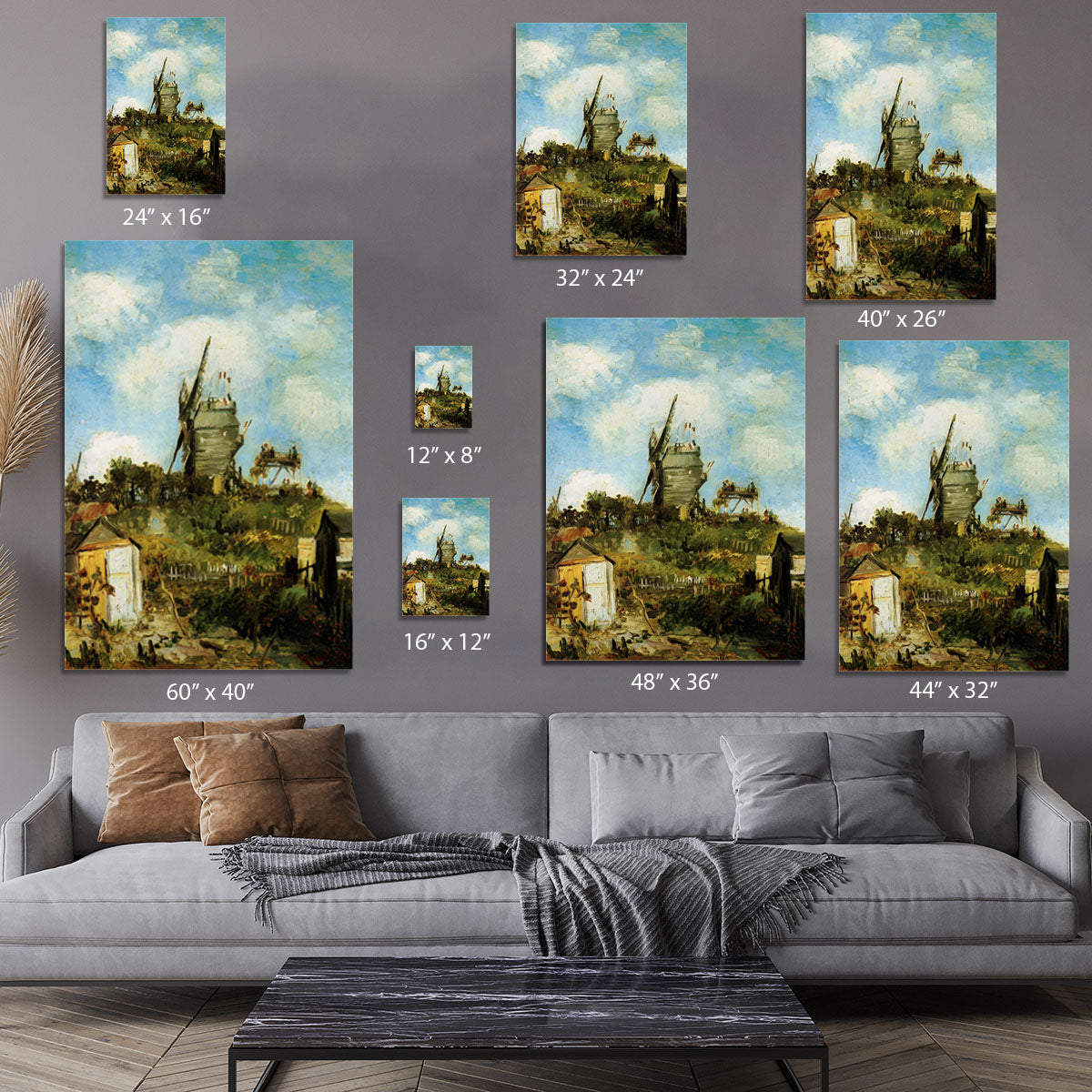 Le Moulin de la Galette by Van Gogh Canvas Print or Poster - Canvas Art Rocks - 7
