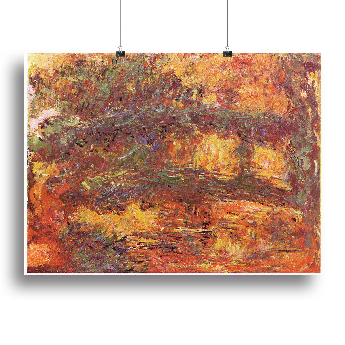 Le Pont Japonais 1922 by Monet Canvas Print or Poster - Canvas Art Rocks - 2